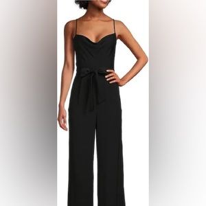 Antonio Melani
Drape Neck Sleeveless Jane Jumpsuit with Pockets